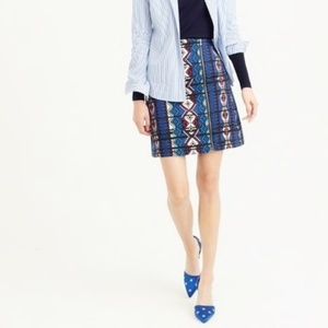 J crew skirt above knee skirt